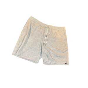 Men's Faherty Light blue & White Patterned Swim Trunks XXL